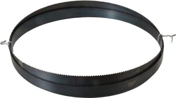 Disston - 6 TPI, 11' Long x 1" Wide x 0.035" Thick, Welded Band Saw Blade - Carbon Steel, Toothed Edge, Raker Tooth Set, Hard Back, Contour Cutting - Apex Tool & Supply
