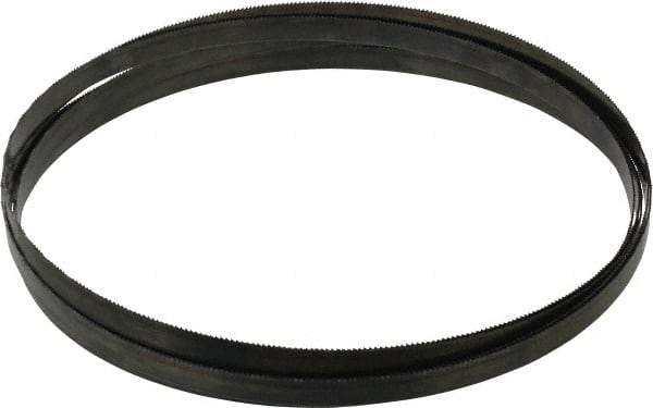 Disston - 14 TPI, 12' 6" Long x 1/2" Wide x 0.025" Thick, Welded Band Saw Blade - Carbon Steel, Toothed Edge, Wavy Tooth Set, Hard Back, Contour Cutting - Apex Tool & Supply