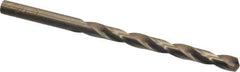 Interstate - Letter C 135° Cobalt Jobber Drill - Bright Finish, Right Hand Cut, Spiral Flute, 4" OAL, Split Point - Apex Tool & Supply