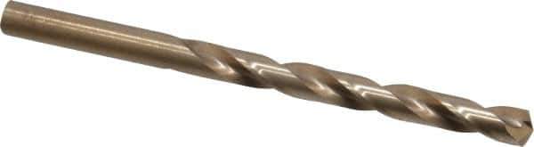 Interstate - Letter L 135° Cobalt Jobber Drill - Bright Finish, Right Hand Cut, Spiral Flute, 4-1/4" OAL, Split Point - Apex Tool & Supply