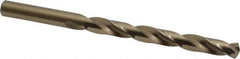 Interstate - Letter O 135° Cobalt Jobber Drill - Bright Finish, Right Hand Cut, Spiral Flute, 4-1/2" OAL, Split Point - Apex Tool & Supply
