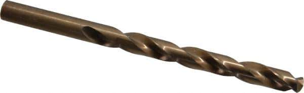 Interstate - Letter Q 135° Cobalt Jobber Drill - Bright Finish, Right Hand Cut, Spiral Flute, 4-3/4" OAL, Split Point - Apex Tool & Supply