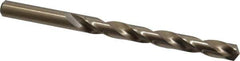 Interstate - Letter S 135° Cobalt Jobber Drill - Bright Finish, Right Hand Cut, Spiral Flute, 4-7/8" OAL, Split Point - Apex Tool & Supply