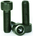 7/16-14 x 2-3/4 - Black Finish Heat Treated Alloy Steel - Cap Screws - Socket Head - Apex Tool & Supply