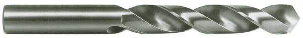 M.A. Ford - 23/32" 118° Solid Carbide Jobber Drill - Bright Finish, Right Hand Cut, Spiral Flute, Straight Shank, 5-3/4" OAL, Faceted Point - Apex Tool & Supply