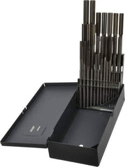 Alvord Polk - 1/16" to 1/2", Chucking Reamer Set - Straight Flute, Right Hand Cut, 29 Pieces - Apex Tool & Supply