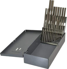 Alvord Polk - 1/16" to 3/8", Chucking Reamer Set - Straight Flute, Right Hand Cut, 21 Pieces - Apex Tool & Supply