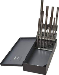 Alvord Polk - 1/16" to 1/2", Chucking Reamer Set - Straight Flute, Right Hand Cut, 15 Pieces - Apex Tool & Supply