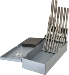 Alvord Polk - 0.123" to 0.4995", Chucking Reamer Set - Straight Flute, Right Hand Cut, 14 Pieces - Apex Tool & Supply