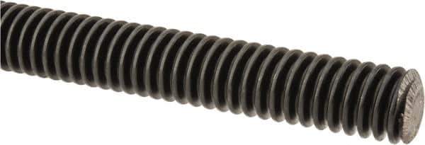 Keystone Threaded Products - 1/2-10 Acme, 3' Long, Alloy Steel Precision Acme Threaded Rod - Left Hand Thread, 2C Fit - Apex Tool & Supply