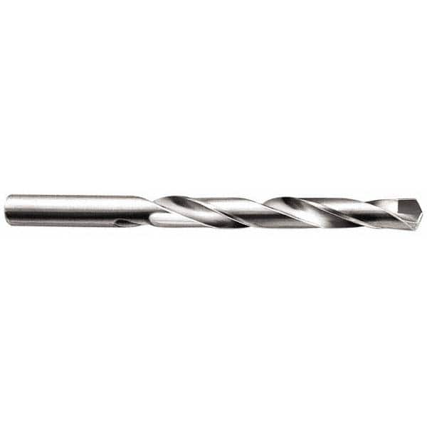 Made in USA - 8.99922mm 135° Carbide-Tipped Jobber Drill - Apex Tool & Supply