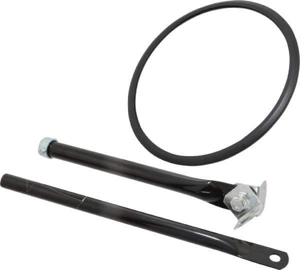 PRO-SAFE - Outdoor Round Vehicle/Utility Safety, Traffic & Inspection Mirrors - Acrylic Lens, 8" Diam - Apex Tool & Supply