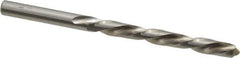Made in USA - 17/64" 118° High Speed Steel Jobber Drill - Bright Finish, Left Hand Cut, Spiral Flute, Straight Shank, 4-1/8" OAL, Standard Point - Apex Tool & Supply