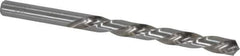 Made in USA - 5/16" 118° High Speed Steel Jobber Drill - Bright Finish, Left Hand Cut, Spiral Flute, Straight Shank, 4-1/2" OAL, Standard Point - Apex Tool & Supply