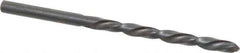 Made in USA - #4 118° High Speed Steel Jobber Drill - Bright Finish, Left Hand Cut, Spiral Flute, Straight Shank, 3-3/4" OAL, Standard Point - Apex Tool & Supply