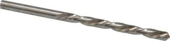 Made in USA - #12 118° High Speed Steel Jobber Drill - Bright Finish, Left Hand Cut, Spiral Flute, Straight Shank, 3-1/2" OAL, Standard Point - Apex Tool & Supply