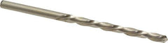 Made in USA - #20 118° High Speed Steel Jobber Drill - Bright Finish, Left Hand Cut, Spiral Flute, Straight Shank, 3-1/4" OAL, Standard Point - Apex Tool & Supply