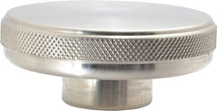 Gibraltar - 3" Head, Knurled Knob - Blank, Stainless Steel - Apex Tool & Supply