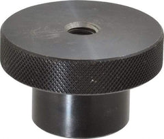 Gibraltar - 2-1/2" Head, Knurled Knob - Tapped Thru, Steel - Apex Tool & Supply