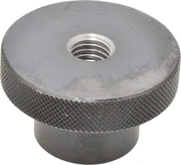 Gibraltar - 2-1/2" Head, Knurled Knob - Tapped Thru, Steel - Apex Tool & Supply