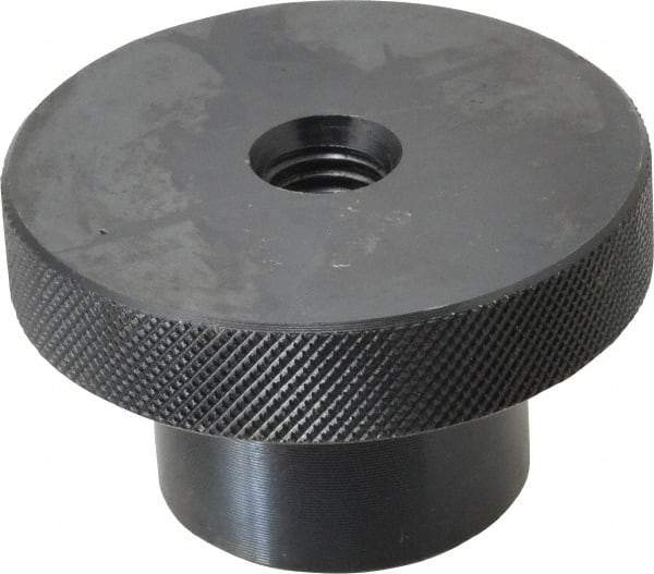 Gibraltar - 3" Head, Knurled Knob - Tapped Thru, Steel - Apex Tool & Supply