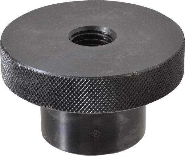 Gibraltar - 3" Head, Knurled Knob - Tapped Thru, Steel - Apex Tool & Supply