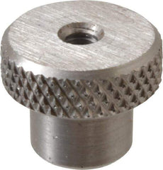 Gibraltar - 3/4" Head, Knurled Knob - Tapped Thru, Stainless Steel - Apex Tool & Supply