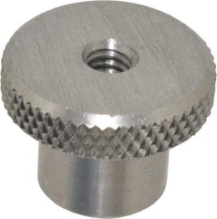Gibraltar - 1" Head, Knurled Knob - Tapped Thru, Stainless Steel - Apex Tool & Supply