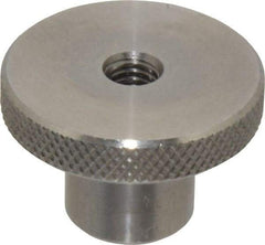 Gibraltar - 1-1/2" Head, Knurled Knob - Tapped Thru, Stainless Steel - Apex Tool & Supply