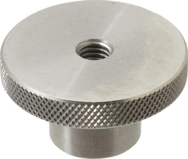 Gibraltar - 2" Head, Knurled Knob - Tapped Thru, Stainless Steel - Apex Tool & Supply