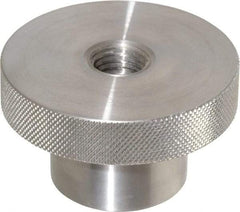 Gibraltar - 3" Head, Knurled Knob - Tapped Thru, Stainless Steel - Apex Tool & Supply