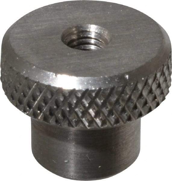 Gibraltar - 19mm Head, Knurled Knob - Tapped Thru, Stainless Steel - Apex Tool & Supply