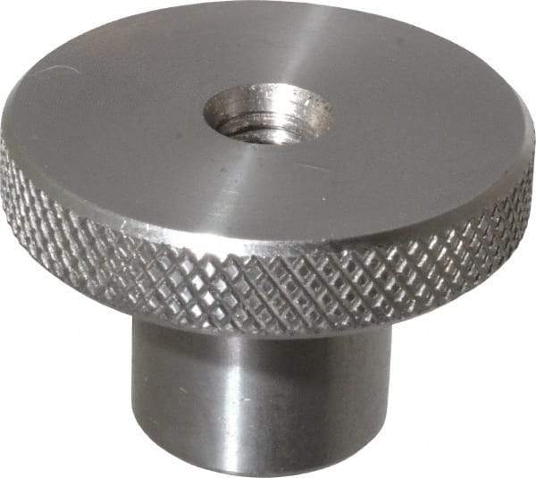 Gibraltar - 38.1mm Head, Knurled Knob - Tapped Thru, Stainless Steel - Apex Tool & Supply