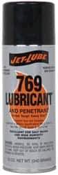 Jet-Lube - 12 oz Aerosol Thin Oily Film Penetrant/Lubricant - Clear Amber, Food Grade - Apex Tool & Supply