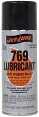 Jet-Lube - 12 oz Aerosol Thin Oily Film Penetrant/Lubricant - Clear Amber, Food Grade - Apex Tool & Supply