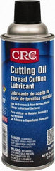 CRC - 16 oz Aerosol Cutting Fluid - Straight Oil, For Drilling, Reaming, Sawing, Shearing, Tapping, Threading, Turning - Apex Tool & Supply