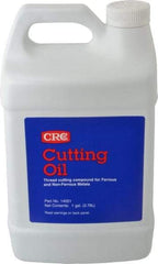 CRC - 1 Gal Bottle Cutting Fluid - Straight Oil, For Drilling, Reaming, Sawing, Shearing, Tapping, Threading, Turning - Apex Tool & Supply