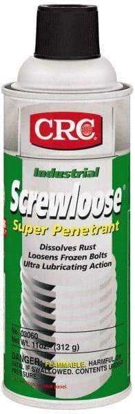 CRC - 16 oz Aerosol Nondrying Film Penetrant/Lubricant - Amber, 300°F Max, Food Grade - Apex Tool & Supply