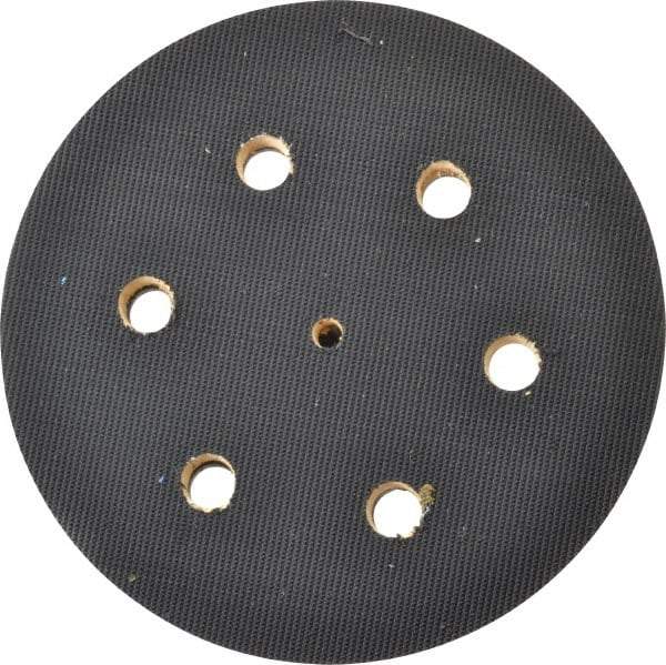 AutoQuip - 6" Diam Hook & Loop Disc Backing Pad - Medium Density, 10,000 RPM - Apex Tool & Supply