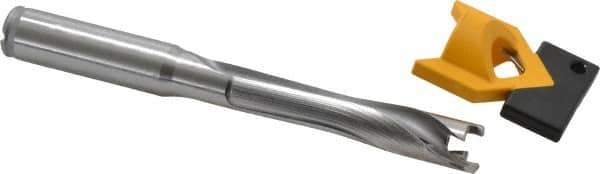 Kennametal - 13 to 13.49mm Diam, 5xD, 67.56mm Max Depth, 9/16" Shank Diam, 82.3mm Flute, 133.35mm OAL, Replaceable Tip Drill - KTIP05156HP Insert, P Seat Size, Series KenTIP - Apex Tool & Supply