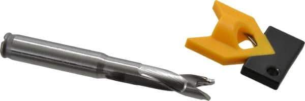 Kennametal - 10 to 10.49mm Diam, 3xD, 31.5mm Max Depth, 7/16" Shank Diam, 41.4mm Flute, 92.08mm OAL, Replaceable Tip Drill - KTIP03946HP Insert, J Seat Size, Series KenTIP - Apex Tool & Supply