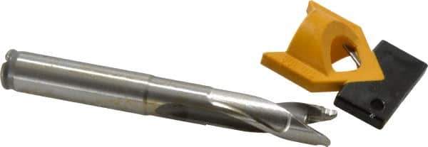 Kennametal - 12.5 to 12.99mm Diam, 3xD, 39.12mm Max Depth, 1/2" Shank Diam, 51.82mm Flute, 104.78mm OAL, Replaceable Tip Drill - KTIP05000HP Insert, O Seat Size, Series KenTIP - Apex Tool & Supply
