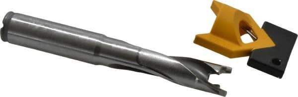 Kennametal - 13.5 to 13.99mm Diam, 3xD, 41.91mm Max Depth, 9/16" Shank Diam, 55.63mm Flute, 107.95mm OAL, Replaceable Tip Drill - KTIP05469HP Insert, Q Seat Size, Series KenTIP - Apex Tool & Supply