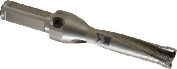 Kennametal - 76.2mm Max Drill Depth, 4xD, 3/4" Diam, Indexable Insert Drill - 2 Inserts, 3/4" Shank Diam, Straight Shank - Apex Tool & Supply