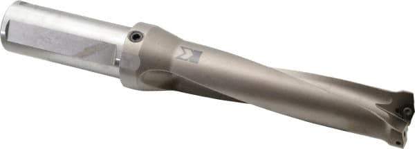 Kennametal - 152.4mm Max Drill Depth, 4xD, 38.1mm Diam, Indexable Insert Drill - 2 Inserts, 1-1/2" Shank Diam, Straight Shank - Apex Tool & Supply