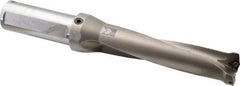 Kennametal - 152.4mm Max Drill Depth, 4xD, 38.1mm Diam, Indexable Insert Drill - 2 Inserts, 1-1/2" Shank Diam, Straight Shank - Apex Tool & Supply