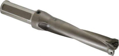 Kennametal - 5-1/4" Max Drill Depth, 4xD, 1.3126" Diam, Indexable Insert Drill - 2 Inserts, 1-1/4" Shank Diam, Straight Shank - Apex Tool & Supply