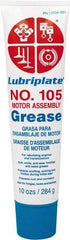 Lubriplate - 10 oz Tube Zinc Oxide General Purpose Grease - White, 150°F Max Temp, NLGIG 0, - Apex Tool & Supply