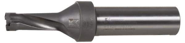 Kennametal - 2.4" Max Drill Depth, 2.5xD, 24.6mm Diam, Indexable Insert Drill - 2 Inserts, 1-1/4" Shank Diam, Straight Shank - Apex Tool & Supply