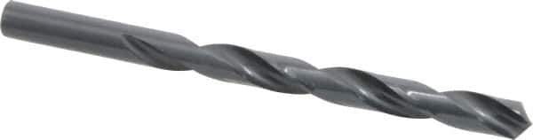 Interstate - 9.4mm 118° High Speed Steel Jobber Drill - Oxide Finish, Right Hand Cut, Spiral Flute, Straight Shank, 5" OAL, Standard Point - Apex Tool & Supply